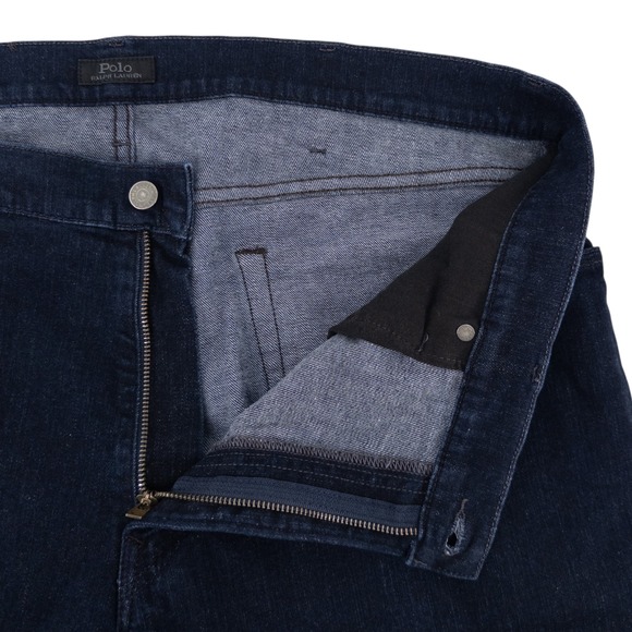 Polo Ralph Lauren Men's 40X30 (40x27 actual) Hampton Relaxed Straight Blue Jeans - Picture 8 of 16